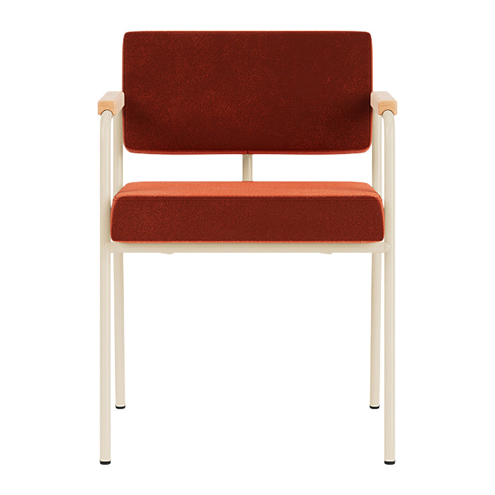 FÉST Monday Eetkamerstoel met Armleuning - Royal - Sand / Saffron