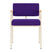 FÉST Monday Eetkamerstoel met Armleuning -  Steelcut Quartet - Sand / Purple