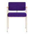 FÉST Monday Eetkamerstoel met Armleuning -  Steelcut Quartet - Sand / Purple