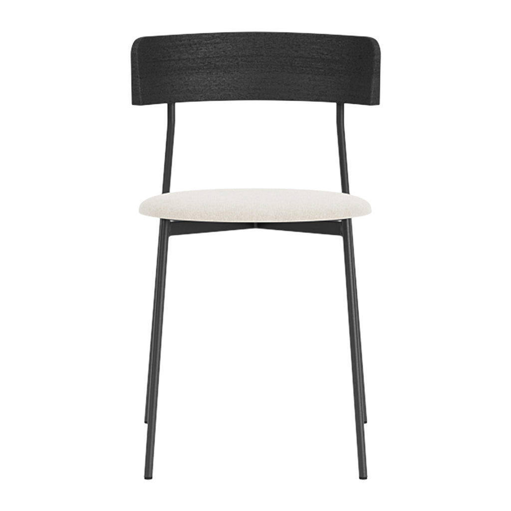 FÉST Friday Eetkamerstoel - Soil - Black / Natural