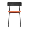 FÉST Friday Eetkamerstoel - Royal - Black / Saffron