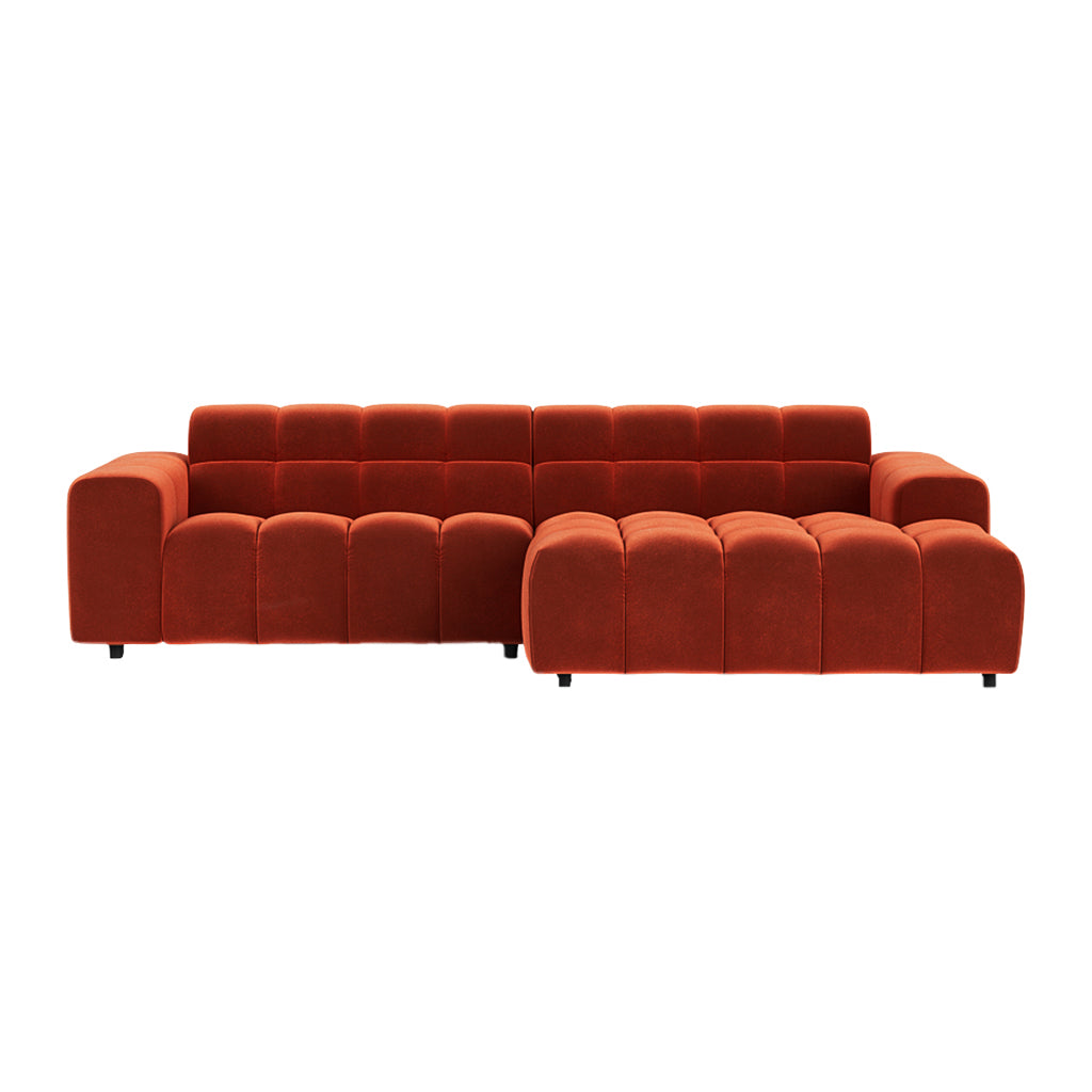 FÉST Dot Hoekbank met Chaise Longue  - Royal / Saffron