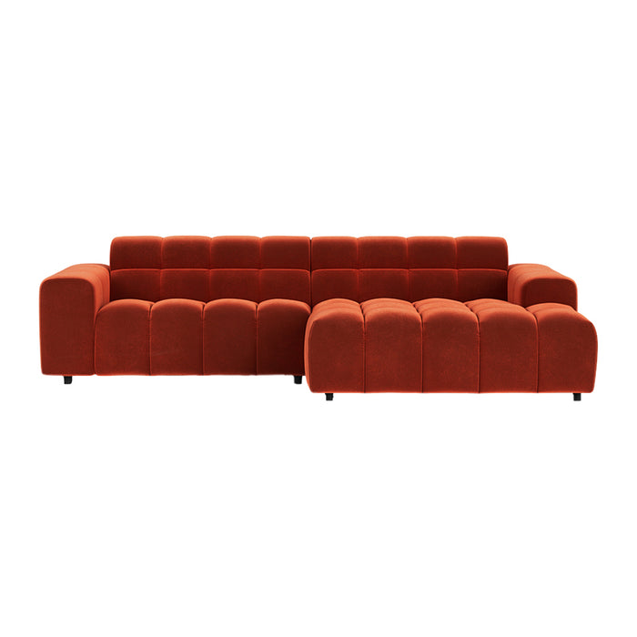 FÉST Dot Hoekbank met Chaise Longue  - Royal / Saffron