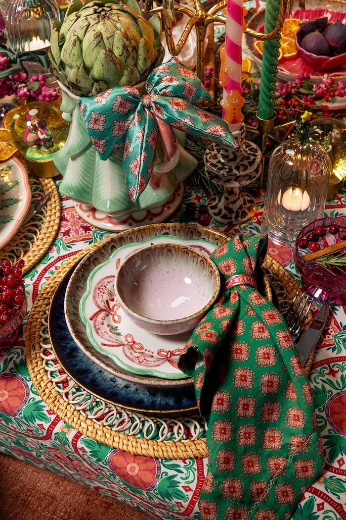 Sissy-Boy Set van 4 servetten met kerst print-4st.