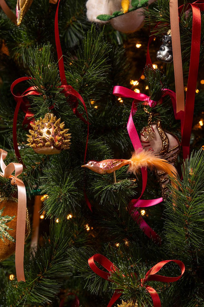 Sissy-Boy Multicolour kerst ornamenten set vogel met clip