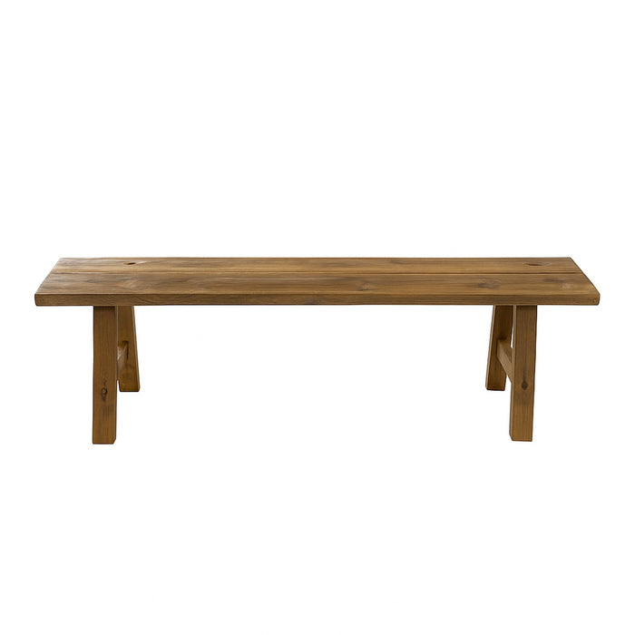 Mica Decorations Bold Houten Bankje - L108 cm - Gerecycled Hout