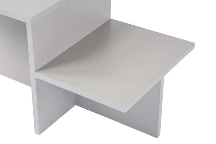 Giga Meubel - Salontafel Rechthoek Grijs - 80x40x40cm - Harmony