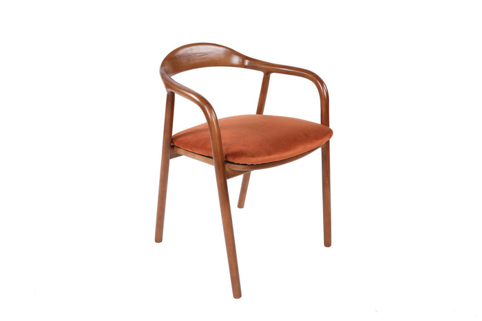 Giga Meubel - Eetkamerstoel Bruin Hout - Palm