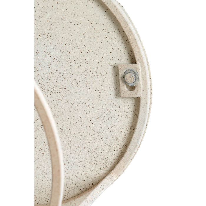 Light&living Bijzettafel S|2 Ø50x40+Ø52x46 cm SADAR zand+l bruin ge...