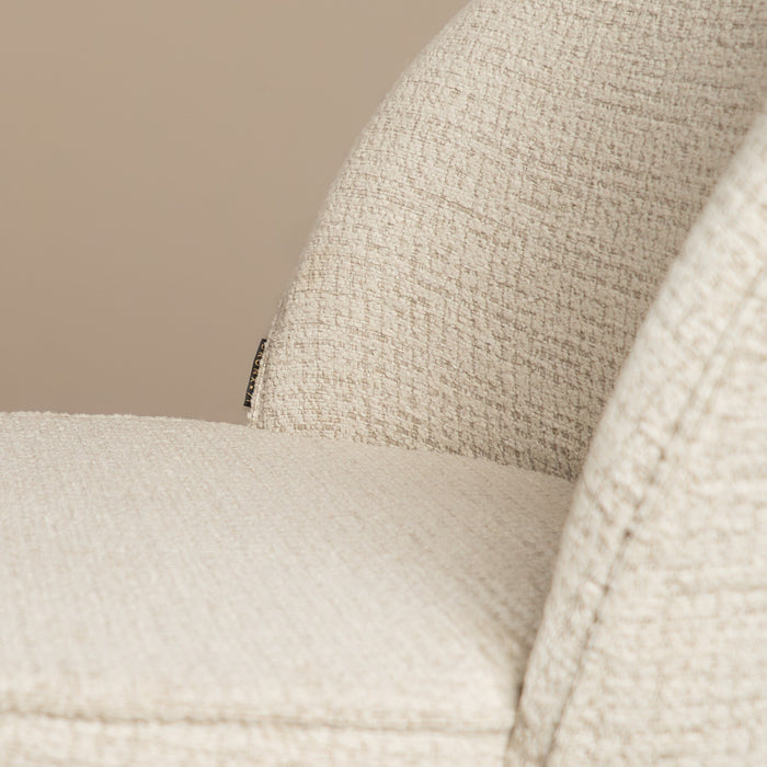 Bronx71 Barkruk Odin gemêleerde stof beige 63-83 cm
