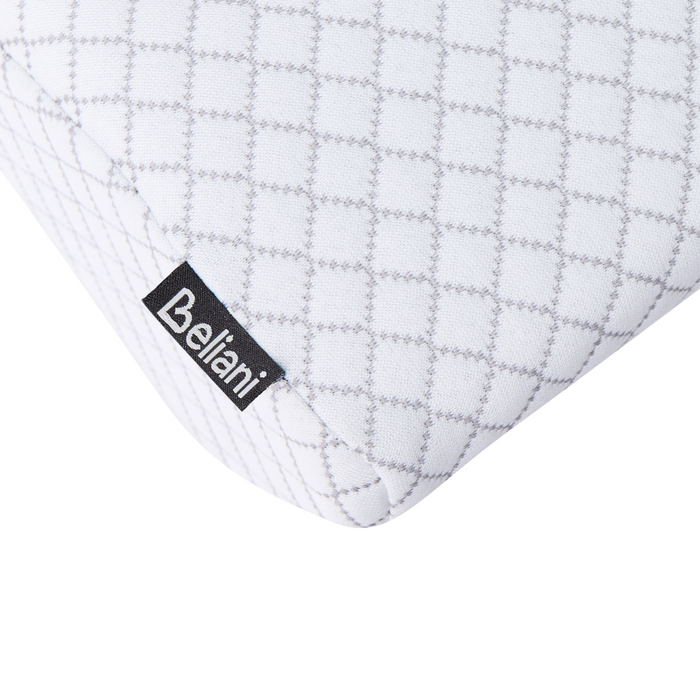 Beliani-ELGON-Hoofdkussen traagschuim-Wit-50 x 30 cm-Traagschuim