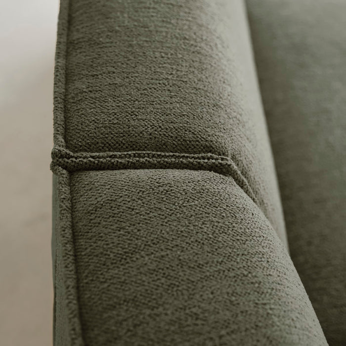 Tikamoon - Dario modulaire 4-zitsbank van groene stof