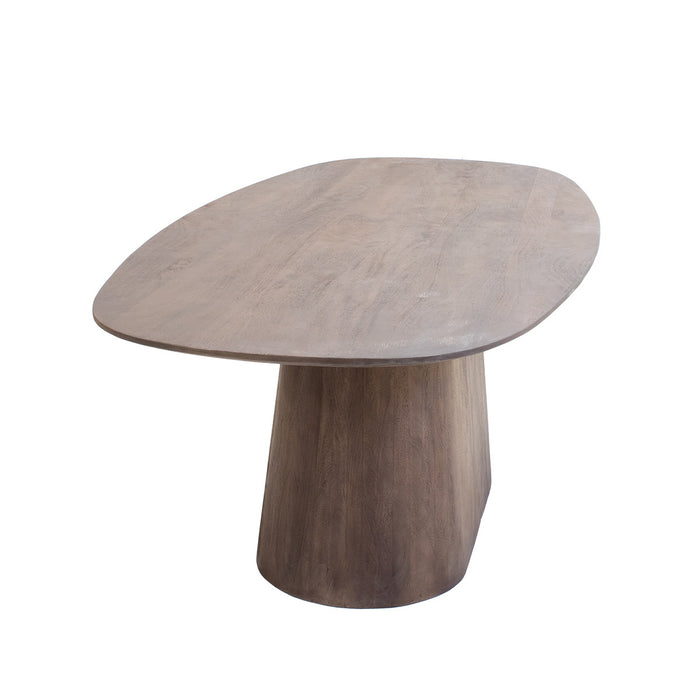 Giga Meubel - Eettafel Stijn Donkerbruin Deens Ovaal 180cm