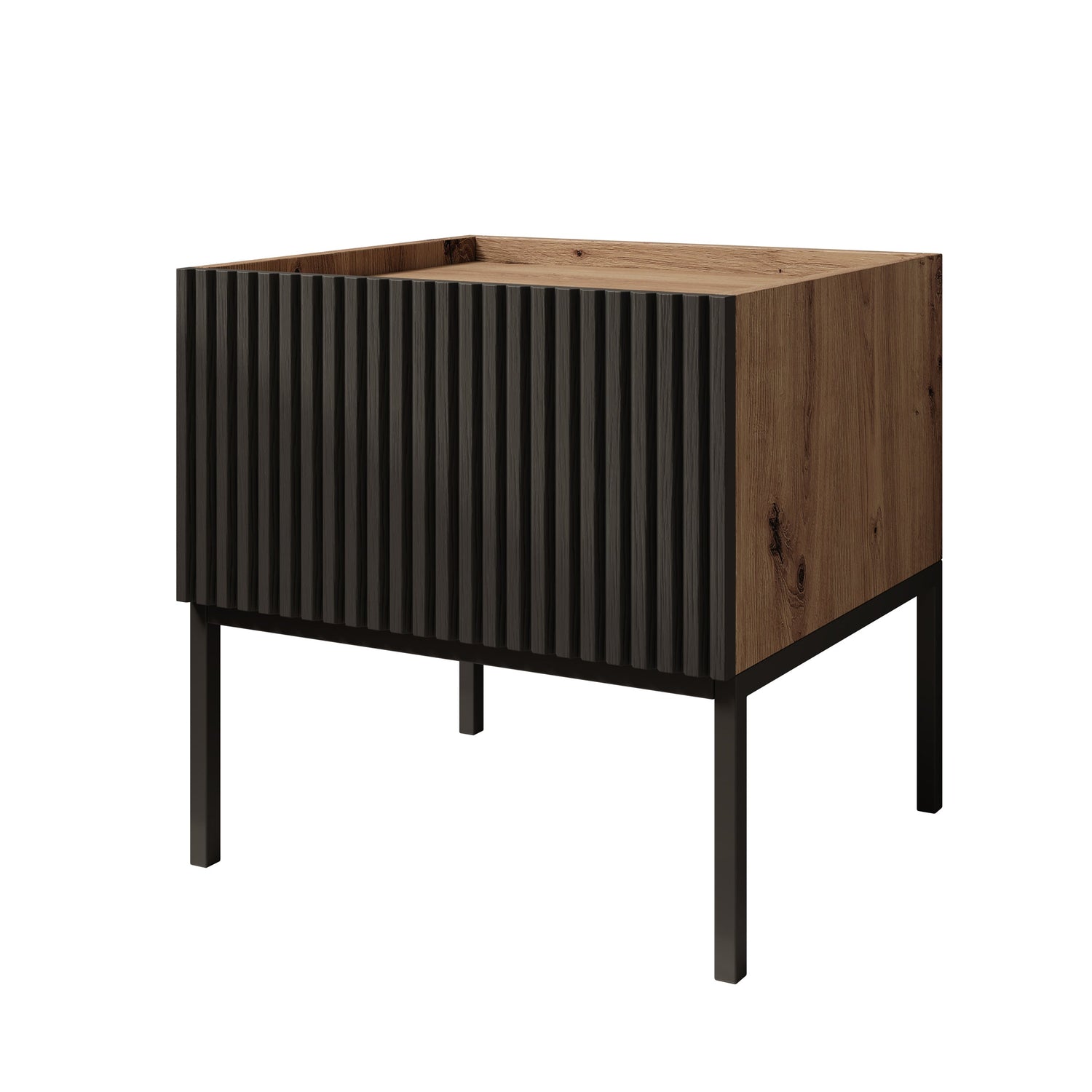 Meubella - Capri - Nachtkastje - Eiken