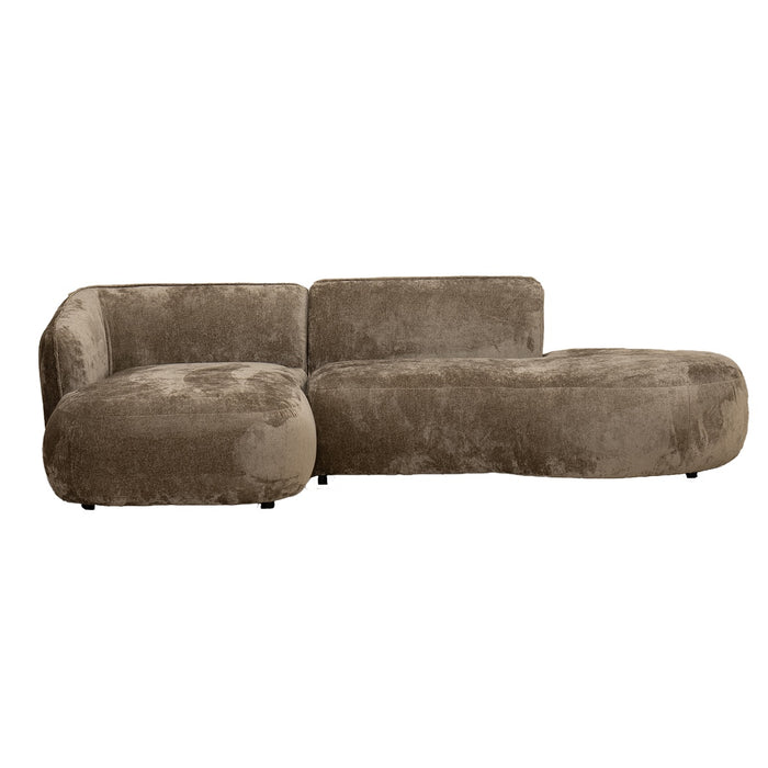 Giga Meubel - Chaise Longue Bank Marseille 2,5-zits Taupe