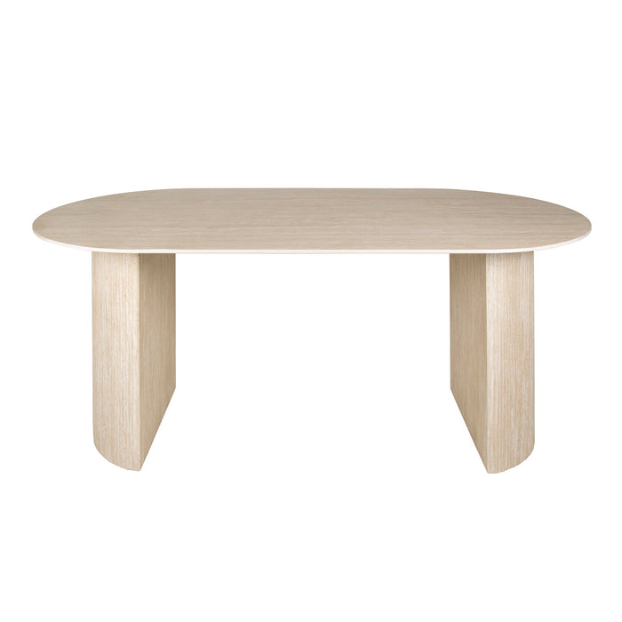 Giga Meubel - Eetkamertafel Arch Travertin 180cm