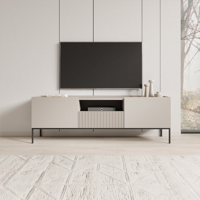 Meubella - Capri - TV-Meubel - Beige - 180 cm