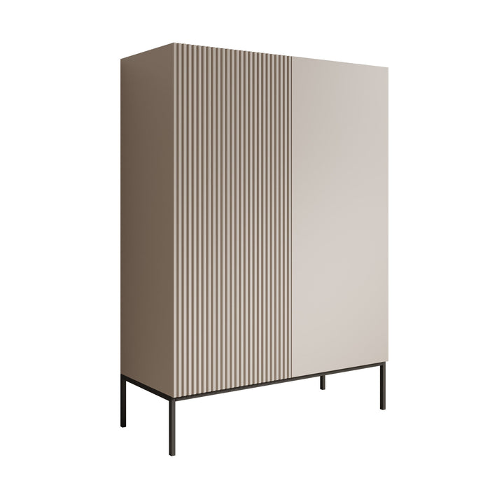 Meubella - Capri - Dressoir - Beige - 100 cm