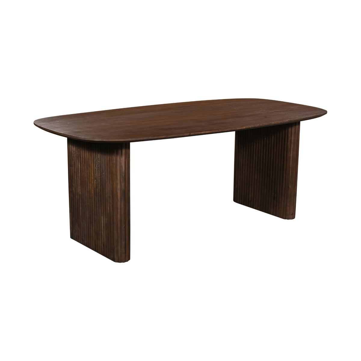 Giga Meubel - Eettafel Juro Donkerbruin Deens Ovaal 200cm
