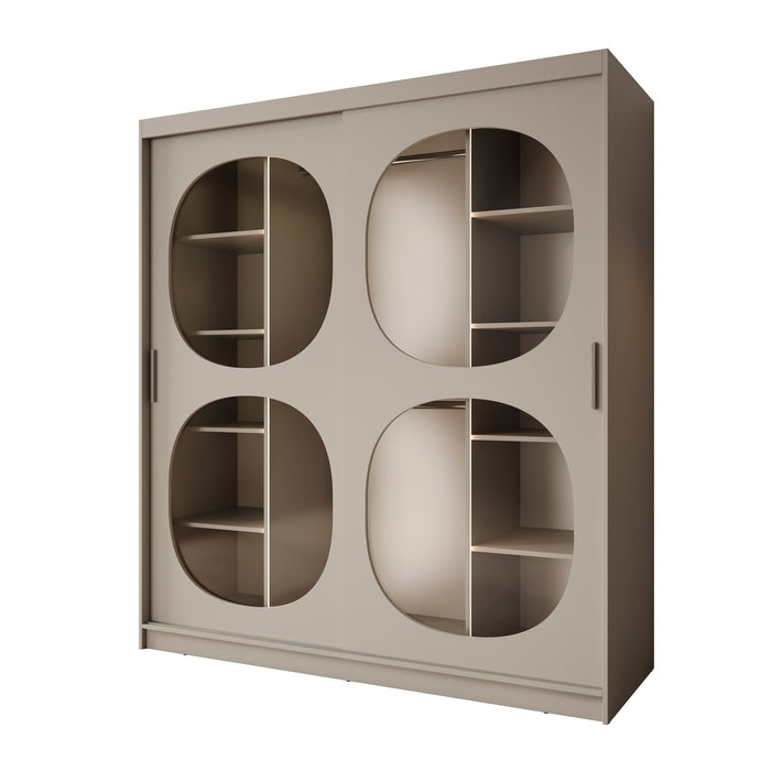 Meubella - Kledingkast Bravanti - Beige - 180 cm