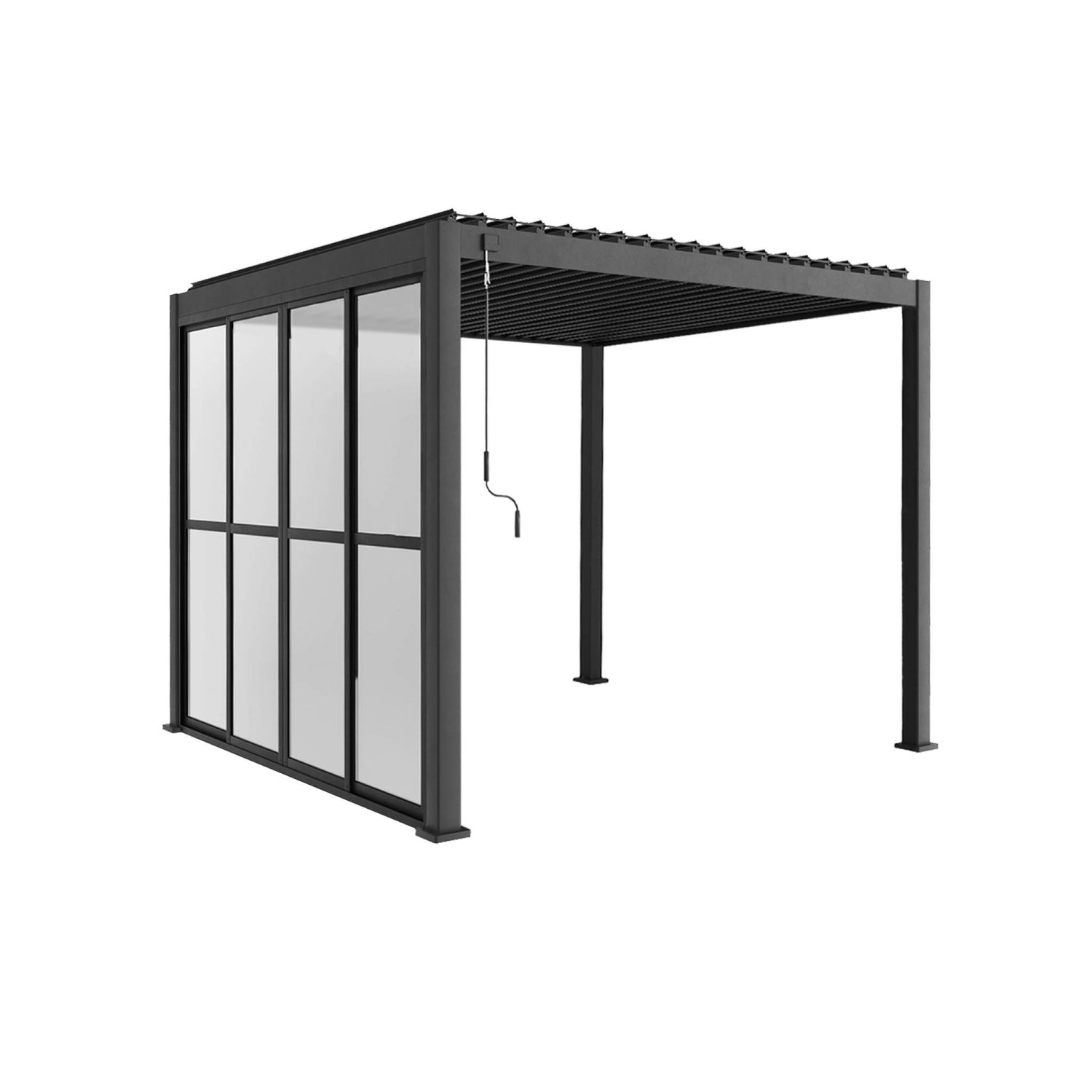 sweeek - 3m schuifdeur voor pergola Triomphe
