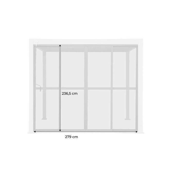 sweeek - 3m schuifdeur voor pergola Triomphe