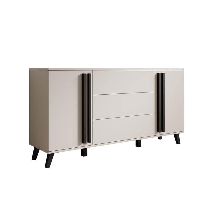 Meubella - Hydra - Dressoir - Beige - 150x40x78 cm