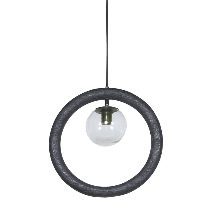 Giga Meubel - Hanglamp Karsu Zwart Rond 40cm