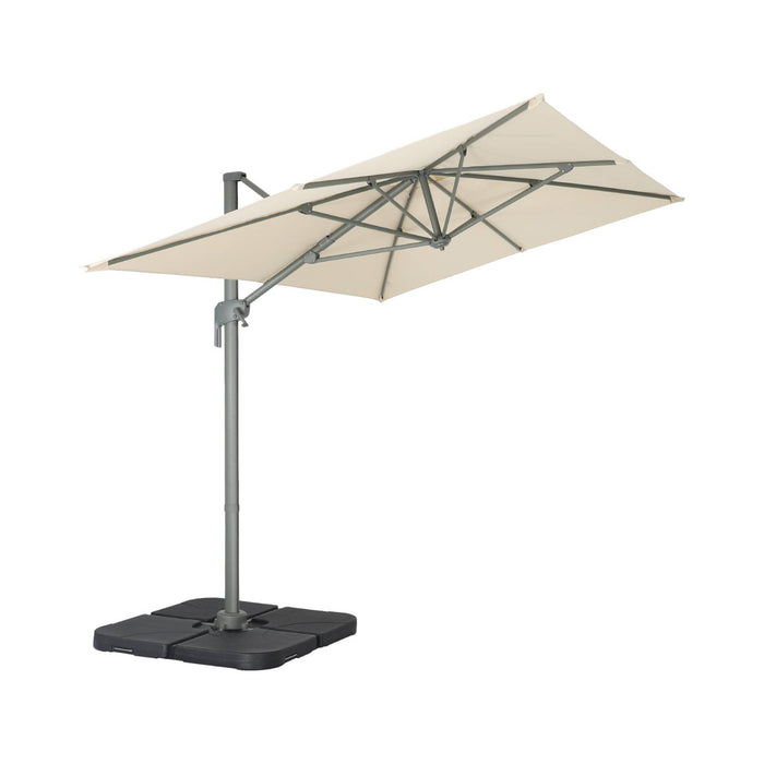 sweeek - Rechthoekige zweefparasol 2x3m