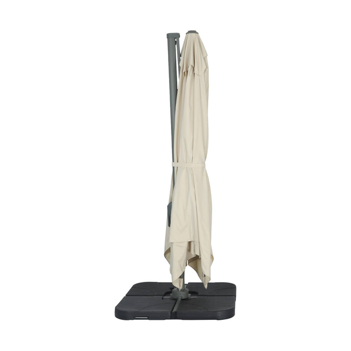 sweeek - Rechthoekige zweefparasol 2x3m