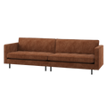 WOOOD Rodeo Classic 3-Zits Bank - Ribstof - Roestbruin - 83x275x88