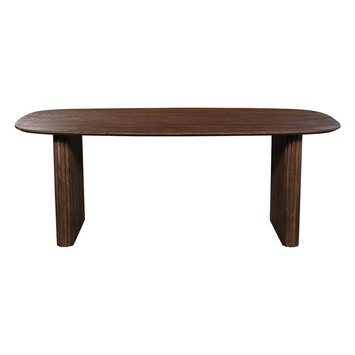 Giga Meubel - Eettafel Juro Donkerbruin Deens Ovaal 240cm