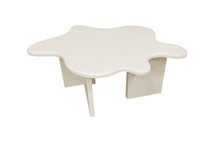 Fjôrd - Salontafel Beige - 116x76x40cm - Flower