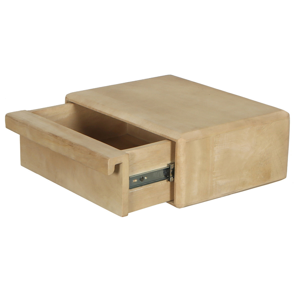 Giga Meubel - Nachtkastje Zwevend - Naturel Hout - 40x30x15cm - Benthe