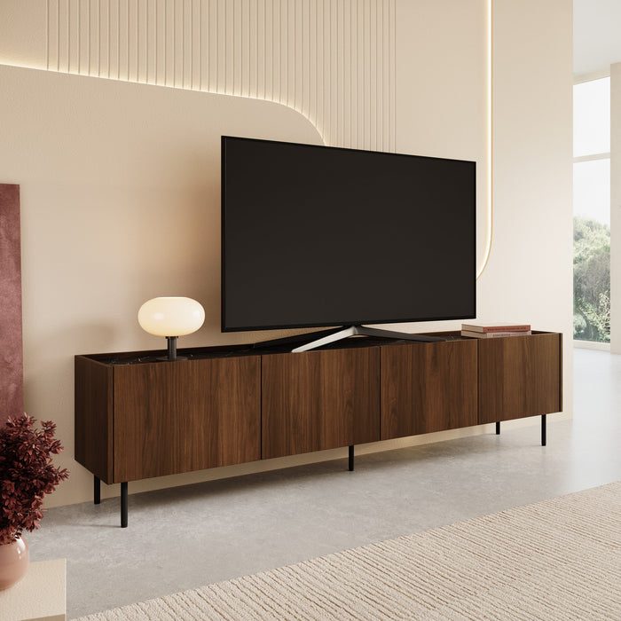 Meubella - Tahiti - TV-Meubel - Donker eiken - 200 cm