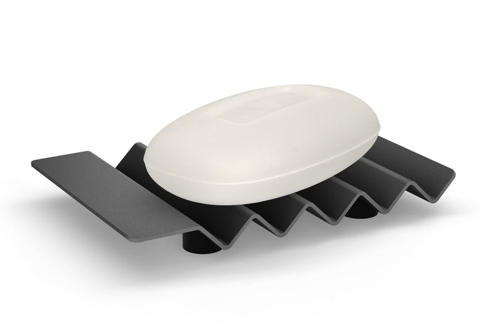 Opeta Zeepbakje | Zwart | Staal