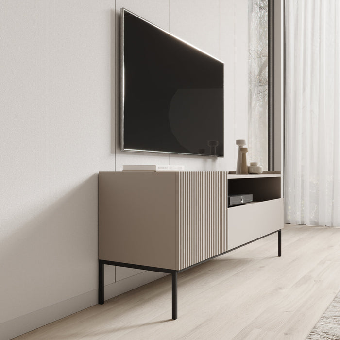 Meubella - Capri - TV-Meubel - Beige - 150 cm