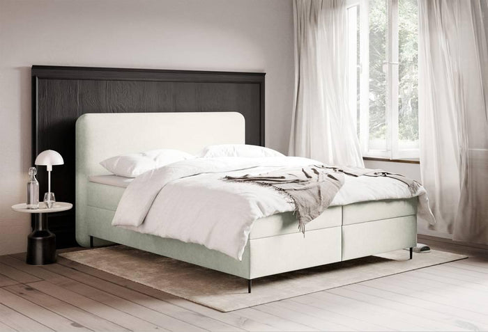 NADUVI Collection Boxspring Contero chenille 160 x 200 cm met