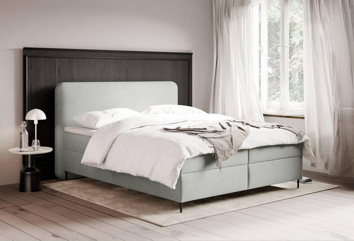 NADUVI Collection Boxspring Contero chenille 140 x 200 cm met