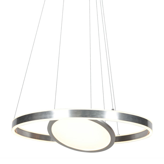 Steinhauer - Hanglamp Grijs Metaal - 2-Lichts - 60x60x150cm - Ringlux