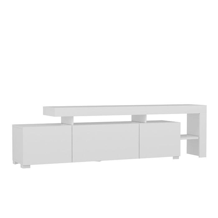 Giga Meubel - Tv-meubel Wit Hout - 192x37x53cm - Beliz
