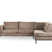 Giga Meubel - Hoekbank 3-Zits Taupe - Rechts - 265x208x81cm - Lord