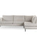 Giga Meubel - Hoekbank 3-Zits Beige - Rechts - 265x208x81cm - Lord