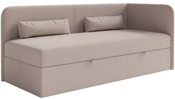 NADUVI Collection Jeugdbed Cambrils chenille rechts 90 x 200 cm met