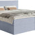NADUVI Collection Boxspring Esmay chenille met opbergruimte en topper