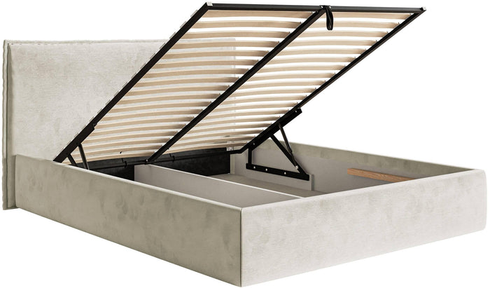 NADUVI Collection Bedframe Esmay velvet met opbergruimte 160 x 200 cm