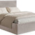 NADUVI Collection Bedframe Esmay velvet 160 x 200 cm