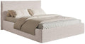 NADUVI Collection Bedframe Esmay chenille 140 x 200 cm