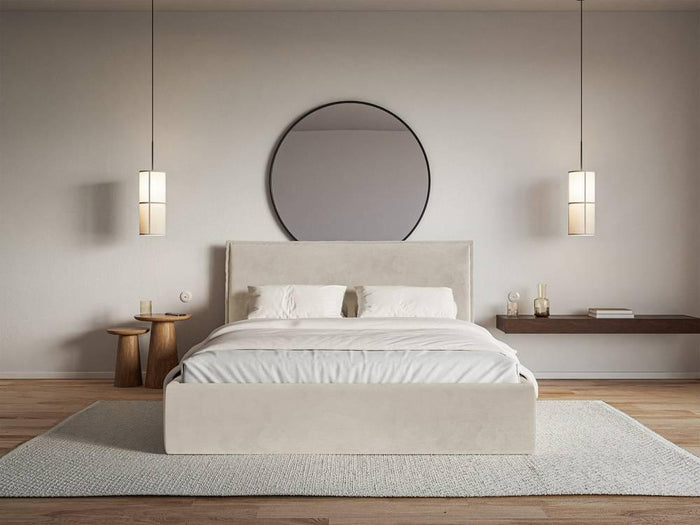 NADUVI Collection Bedframe Esmay velvet 200 x 200 cm