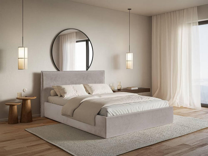 NADUVI Collection Bedframe Esmay velvet met opbergruimte 140 x 200 cm